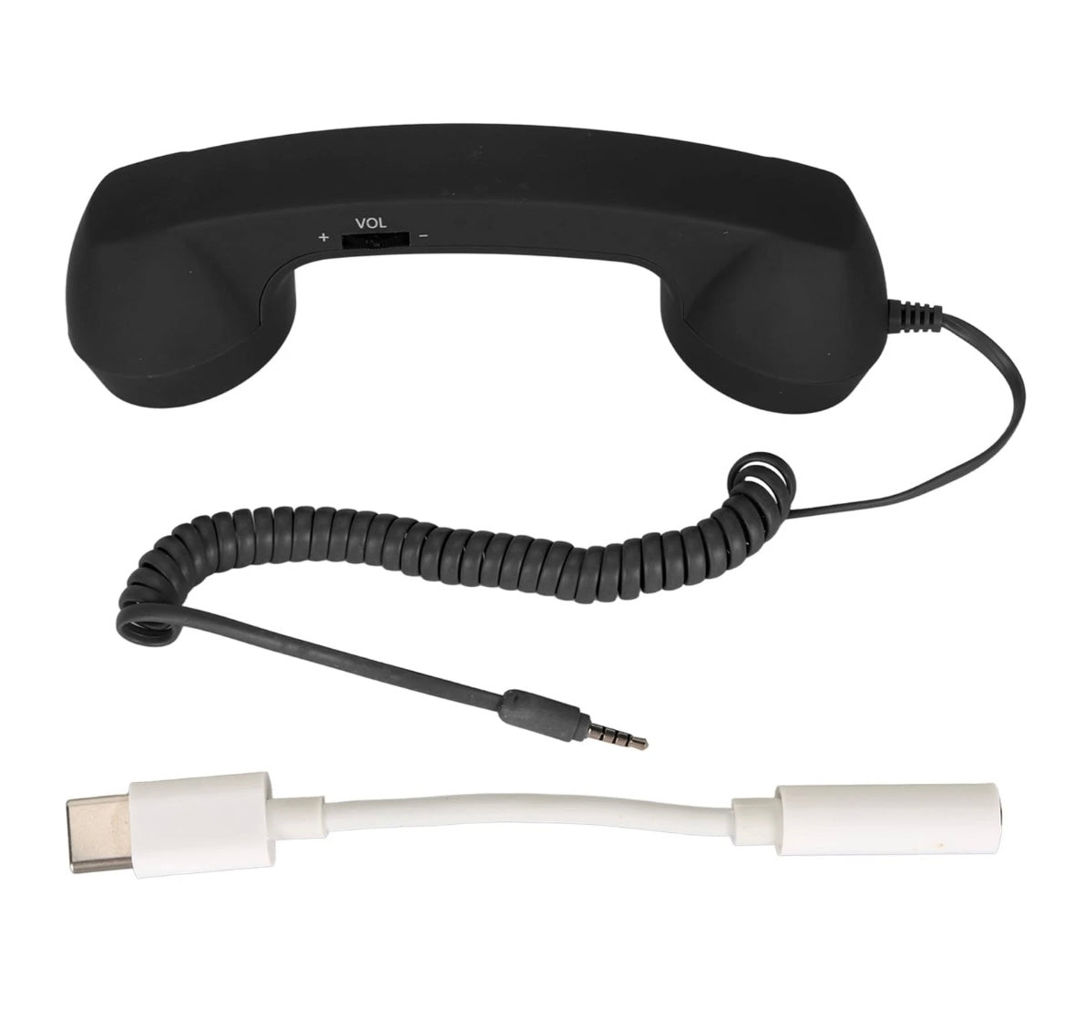 Telephone Handset – Classic Comfort Mic & Speaker for Smartphones and Computers