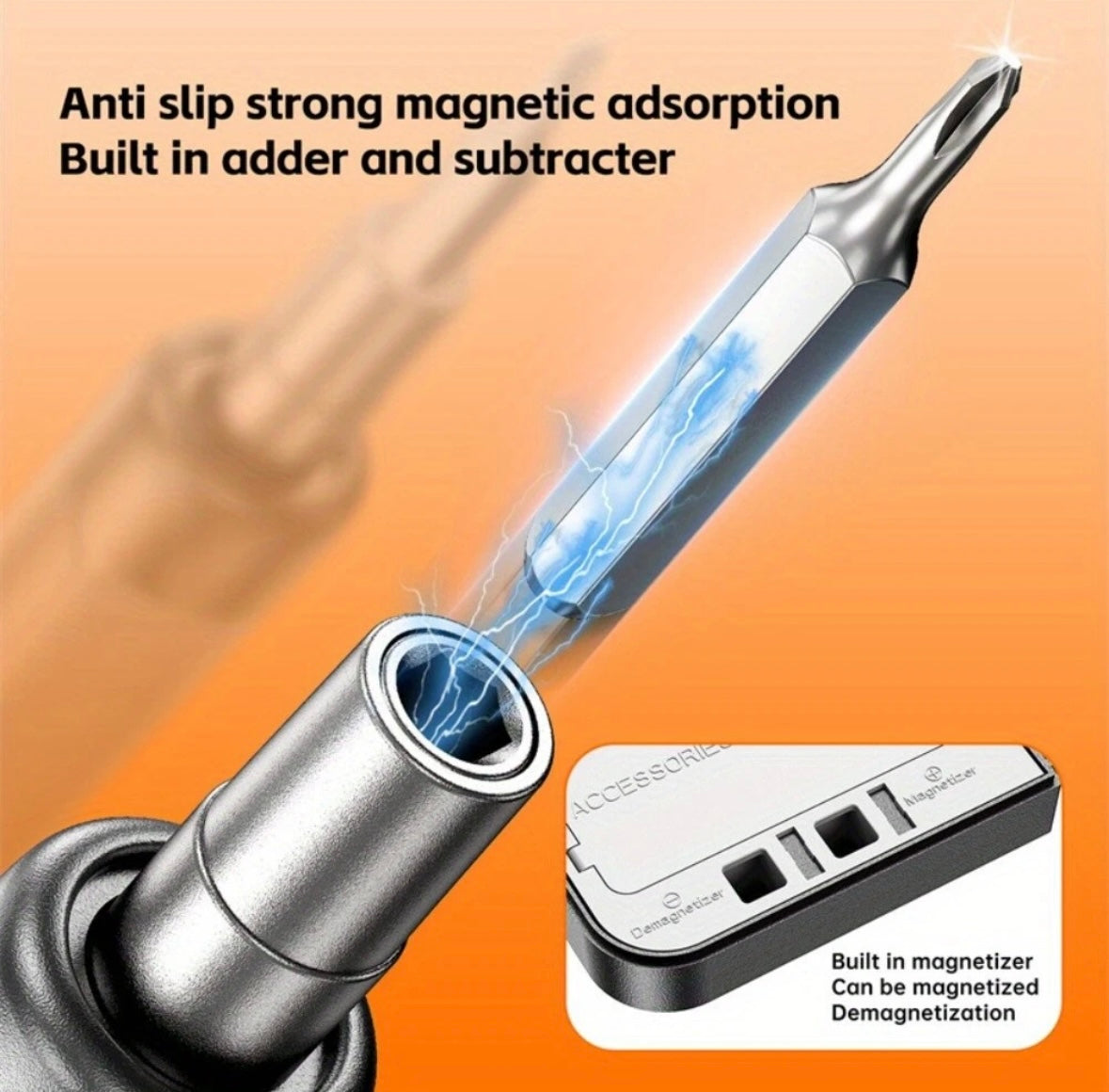 46-in-1 Precision Electric Screwdriver Set