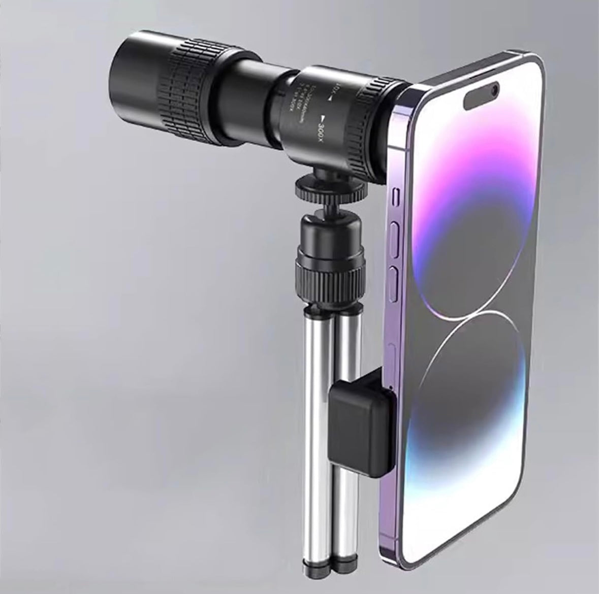 10X–300X Zoom Telephoto Lens Kit for Smartphones